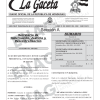 La Gaceta N° 35,818 del 10 de enero de 2022